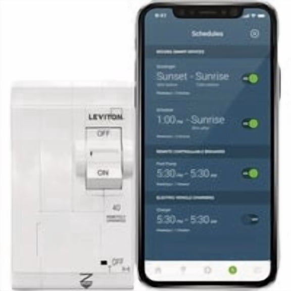 Leviton 2-Pole Smart Branch Circuit Breaker - Pack of 2