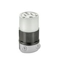 thumbnail image 1 of Leviton 15A 125V 2 Pole Black And White Straight Blade Connector, 1 of 2