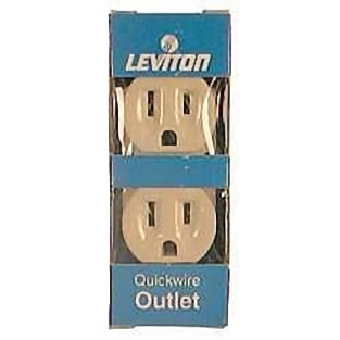 Leviton White Duplex Receptacle Outlet 15A 125V