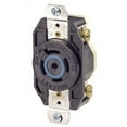 thumbnail image 1 of Leviton 2510 20 Amp, 120/208 Volt- 3PY, Flush Mounting Locking Receptacle, Industrial Grade, Grounding, V-0-Max, Black, 1 of 2