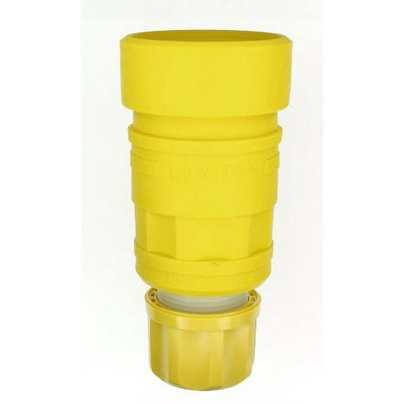 Leviton 29W83 30-Amp, 347/600-Volt- 3PY, Locking Connector, Industrial Grade, Grounding, Wetguard, Y