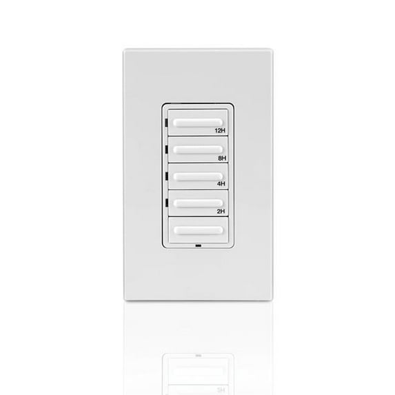 Leviton 3002046 120V Decora Indoor Countdown Timer, White