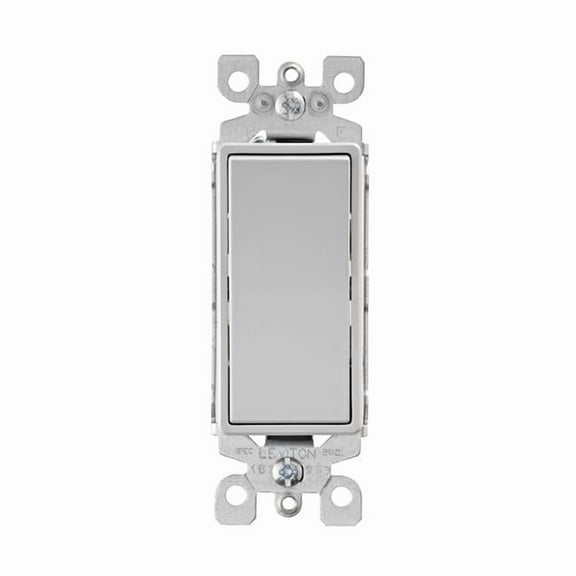 Leviton 5603-2LG Decora Three Pole Rocker Switch