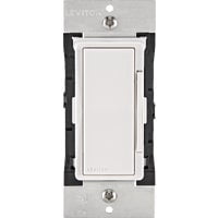 Leviton White Thermoplastic Smart Toggle Dimmer Switch
