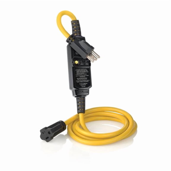 Leviton 3011650 6 ft. 14-3 SJTW Outdoor Black & Yellow Extension Cord
