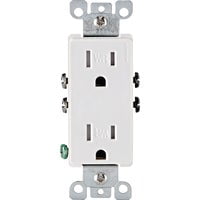 Leviton White 15A Weather and Tamper Resistant Duplex Outlet