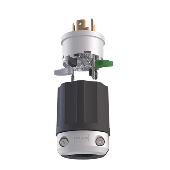 Leviton 3026862 Lever Edge Plastic Locking Plug L14-20P