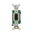 thumbnail image 1 of Leviton 3031-2L Brown Industrial Grade Single Pole Locking Toggle Light Switch 30A, 1 of 1