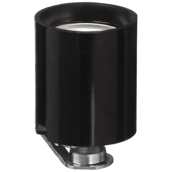 Leviton Incandescent Light Fixture 918-03352-008 - Black - Single Circuit