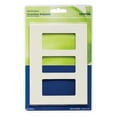 thumbnail image 1 of Leviton 3895349 Decora Plus Almond 3 Gang Polycarbonate Rocker Screwless Wall Plate, 1 of 2