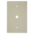 thumbnail image 1 of Leviton 40539-HMA Almond Midway F-Connector Hexagonal Opening Wall Plate, 1 of 1
