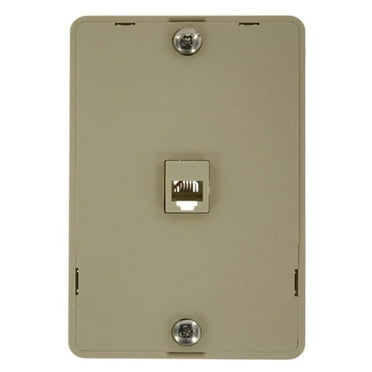 onn. Duplex in-line Telephone/Fax/Answering Machine Coupler, White ...
