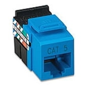Leviton 41108-RG5 Category 5 QuickPort Connector, CAT 5, Grey