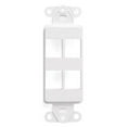 thumbnail image 1 of LEVITON 41644-W 4-Port QuickPort(R) Decora(R) Platform, 1 of 2