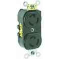 thumbnail image 1 of Leviton 4750 NEMA L7-15R Duplex Locking Receptacle, 277V, 15A, 2P, 3W, 1PH, 1 of 4