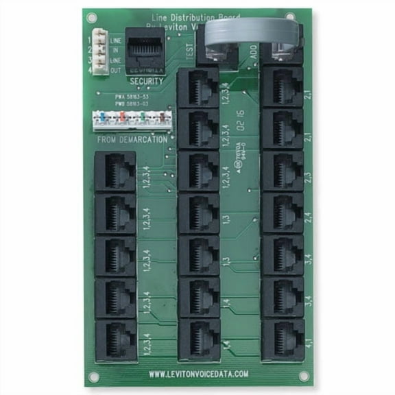 Leviton 47603-TDM Telephone Line Distribution Module