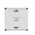 thumbnail image 1 of Leviton 47612-HSB Structure Media Center Universal Security Plate Half Width - White, 1 of 1