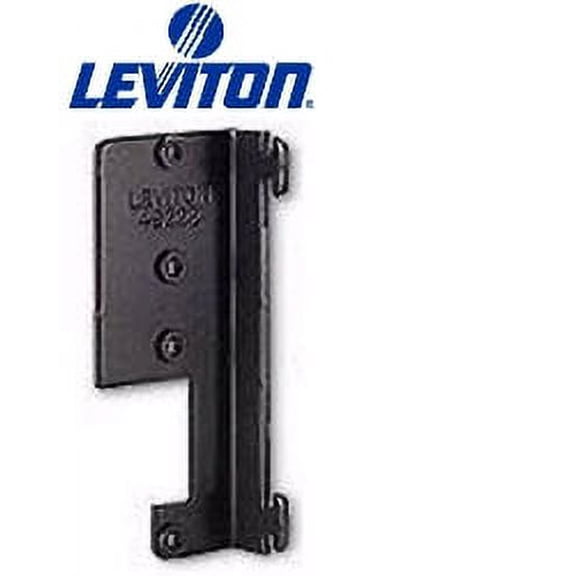 Leviton 49222-BLK QuickPort Modular Furniture Bracket - Black