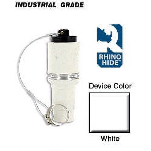 Leviton 49F44-W Rhino-Hide Complete Female Plug 444 MCM - White