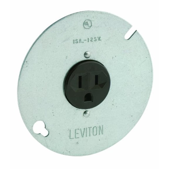 Leviton 5059 Round Type Single Receptacle