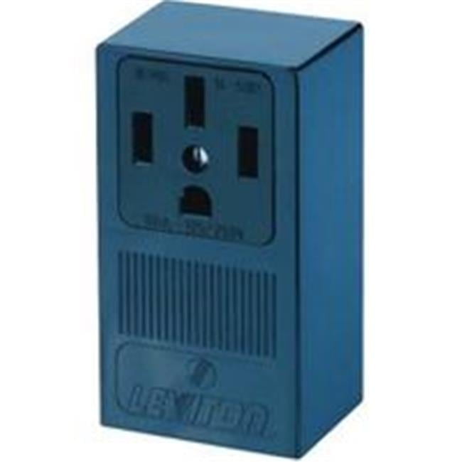 Leviton Black Thermoplastic 50 Amp Surface Mount Outlet