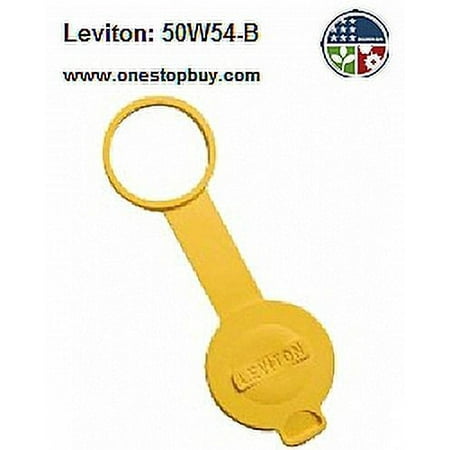 Leviton 50W54-B 30A Locking Cap for Wetguard Connector - Black