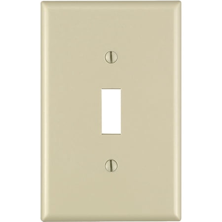 Leviton Mid-Way Unbreakable Toggle Switch Wall Plate - Single Pack price history and forecast - Leviton