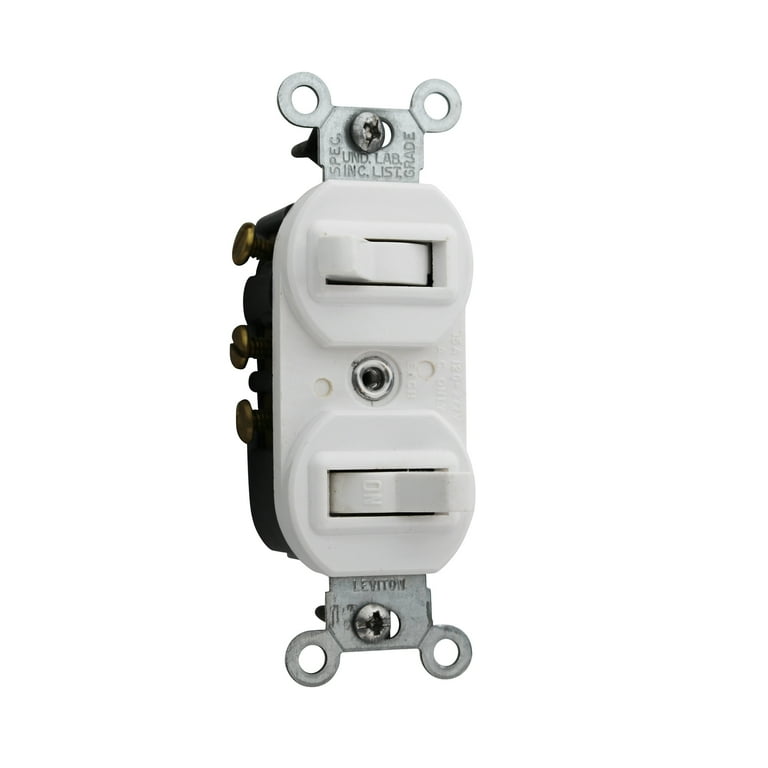 Leviton 20 Amp Commercial Grade Duplex Outlet, White (10-Pack) Leviton 20 Amp Commercial Grade Duplex Outlet, White (10-Pack)