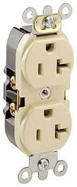 5362 Leviton 5362-SA 5-20R Duplex Receptacle Industrial Almond color ...