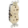 thumbnail image 1 of Leviton 5362-SA 5-20R Duplex Receptacle Industrial Almond color, 1 of 1
