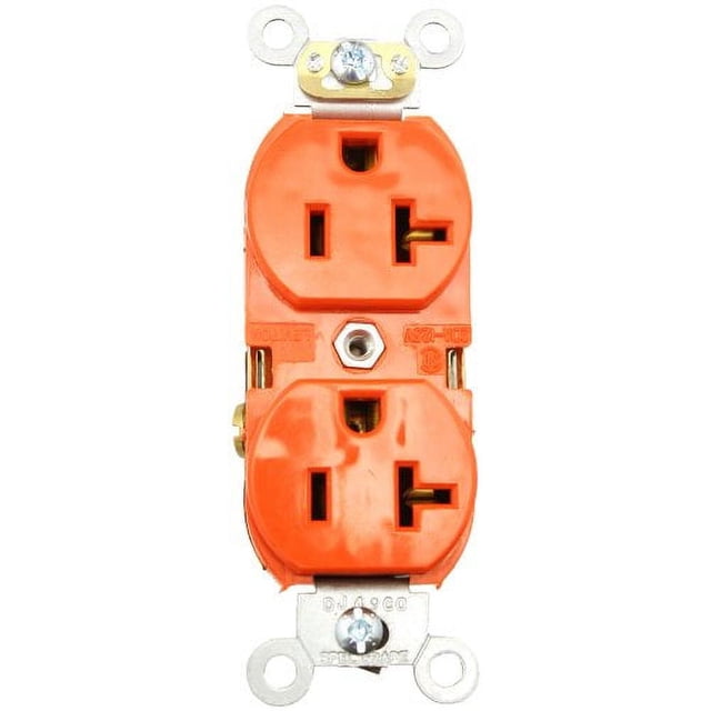 5362 Leviton 5362-SR 20-Amp, 125 Volt, Industrial Heavy Duty Grade, Duplex ...