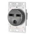 thumbnail image 1 of Leviton 5372-S00 Flush Mount Power Outlet, 30A, 250V, NEMA 6-30R, 2P, 3W, 1 of 2