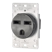 Leviton 30 Amp 250V Black Outlet 6-30R