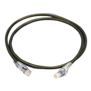 Leviton 5D460-3E Black 3-Foot Cat 5e Gigamax Slimline Ethernet LAN Patch Cord Network Cable