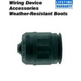 thumbnail image 1 of Leviton 6033 Plug Boot for 20 Amp and 30 Amp 4, 5-Wire Locking Device - Black, 1 of 1