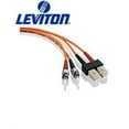 thumbnail image 1 of Leviton 62DST-M02 Fiber Patch Cord 62.5/125um Multimode Duplex SC to SC - 2 Meters, 1 of 1