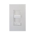 thumbnail image 1 of Leviton 71111-W 1000Va 800W, Single-Pole, Renoir Preset Electro-Mechanical Magnetic Low-Voltage Slide Dimmer, Narrow Fin, White, 1 of 1