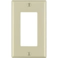thumbnail image 1 of Leviton 80401-IMP 1-Gang Decora/GFCI Device Wallplate, Standard Size, Thermoset, Device Mount, 10-Pack, Ivory, 1 of 1