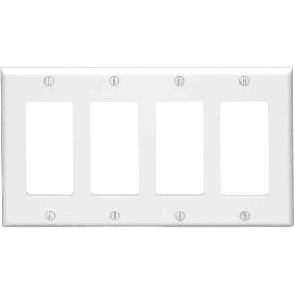 Leviton 80412 GFCI Receptacle Decora Rocker-Style Design in White UL Listed for US Residential Electrical Code Compliance, Drop-in NEC-Standard Wiring
