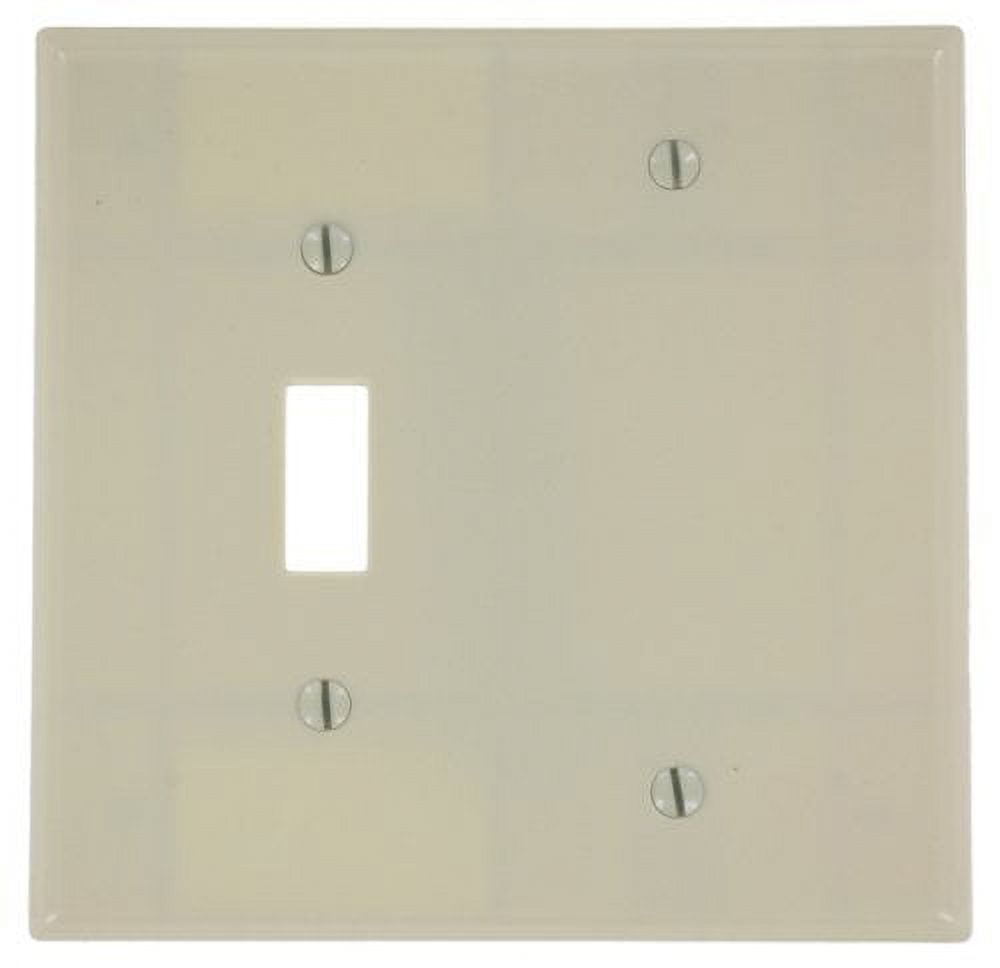 Ivory Midway 2-Gang Thermoset Plastic Wall Plate