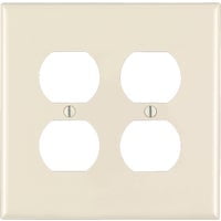 WALL PLATE ALMOND 2GANG (Pack of 1)