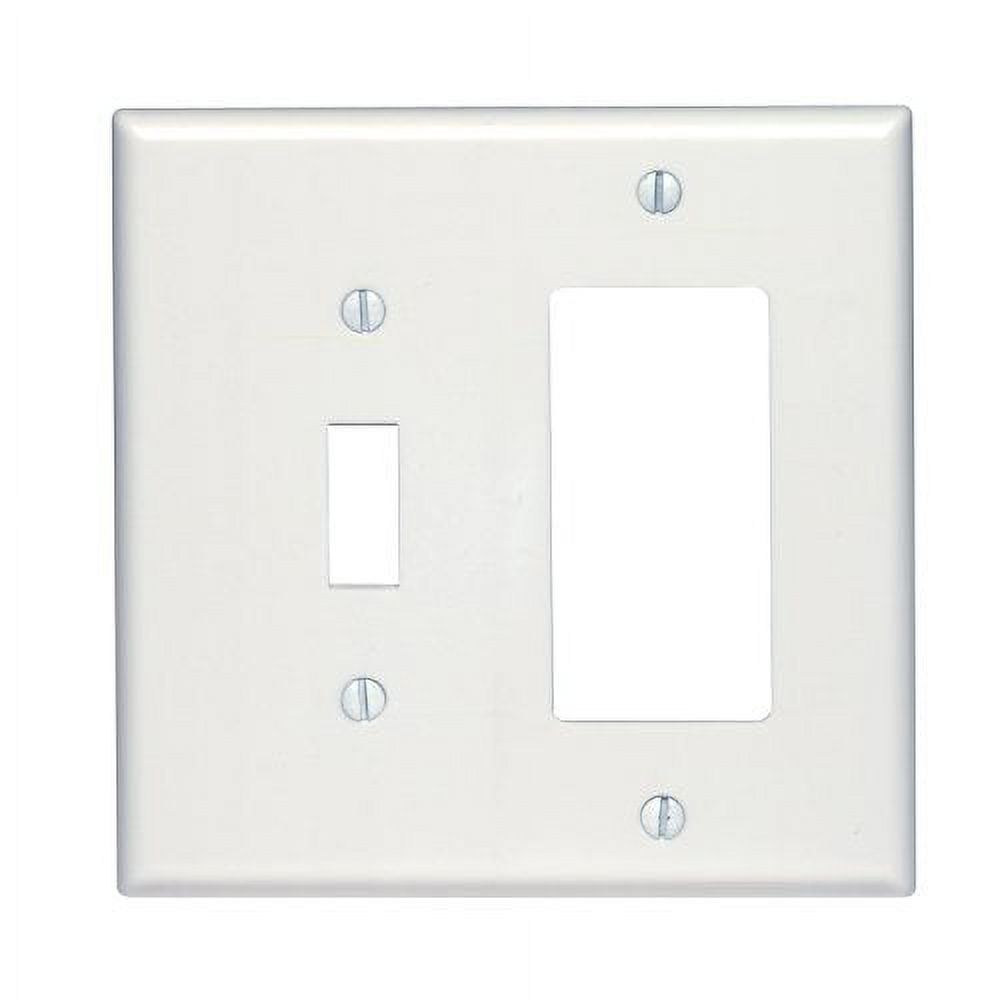 Leviton 80605W WH WP 2G TGL/DEC MIDWAY