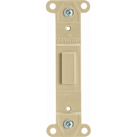 Leviton 80700 Toggle Switch in Ivory — UL Listed for US Residential Electrical Code Compliance, Drop-in NEC-Standard Wiring
