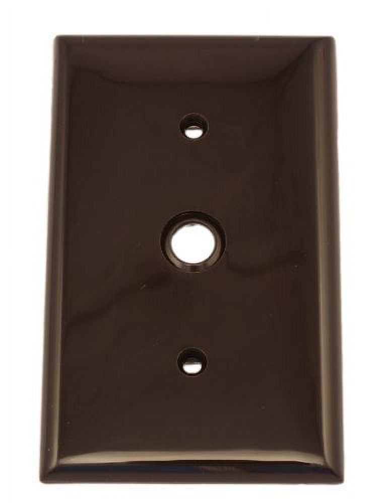 Leviton 80718 Brown Nylon Single Gang .406" Cable Strap Mount Wall