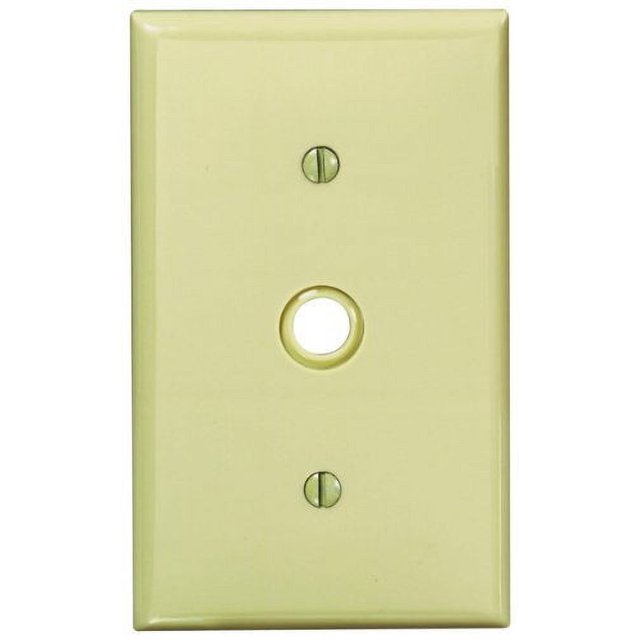 Leviton 80718I Ivory Nylon Single Gang .406" Cable Strap Mount Wall