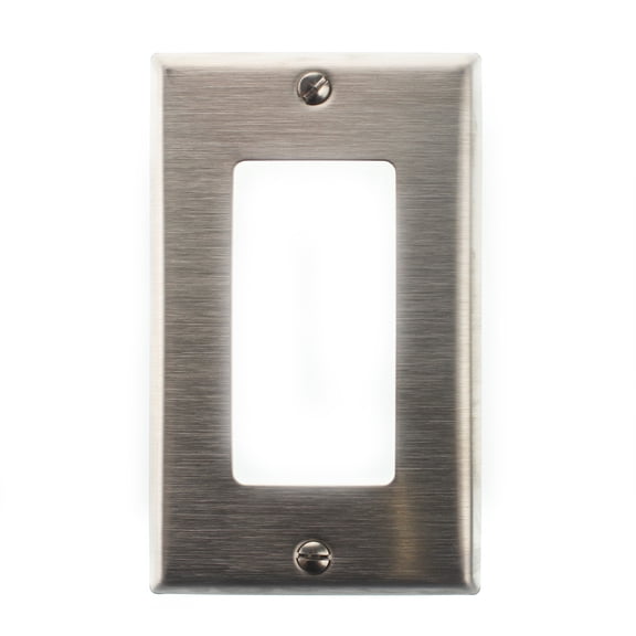 WALLPLATE DECORA 1G SS (Pack of 1)