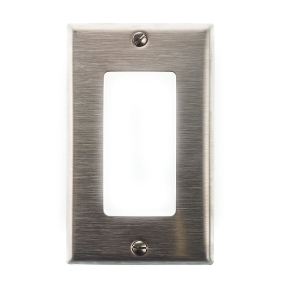 WALLPLATE DECORA 1G SS (Pack of 1)