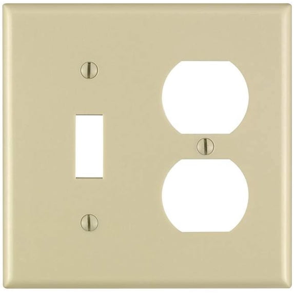 SWITCH/RECP WALPLT IVORY (Pack of 1)