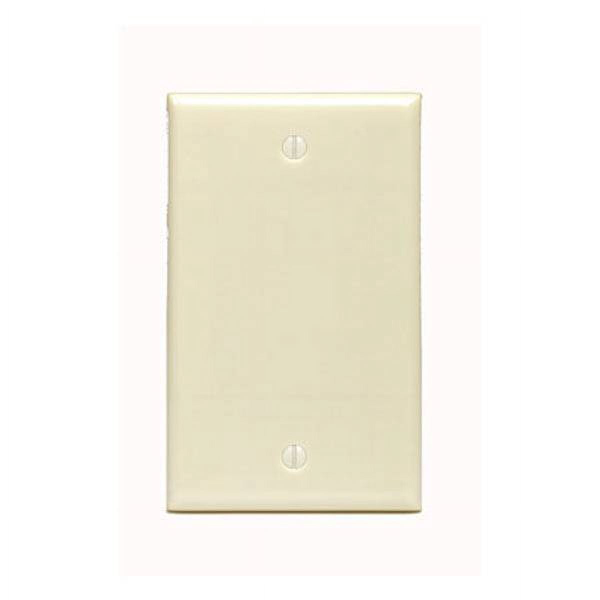 Leviton 84014 1-Gang Blank Wall Plate, Standard Size Cover, Box Mount ...