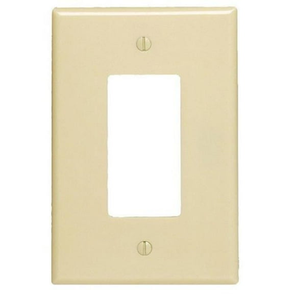 Leviton 86601-00I 1 Gang Rocker-GFCI Wall Plate